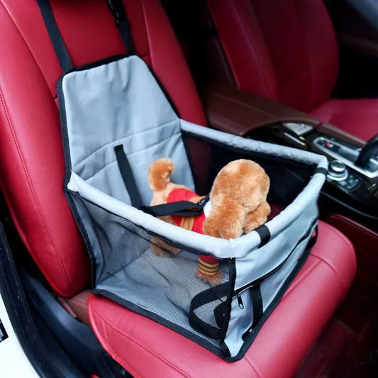 Safe and Comfortable Travelling Experience Premium Dog/Cat Car Seat Cushion with Waterproof Hanging Bag