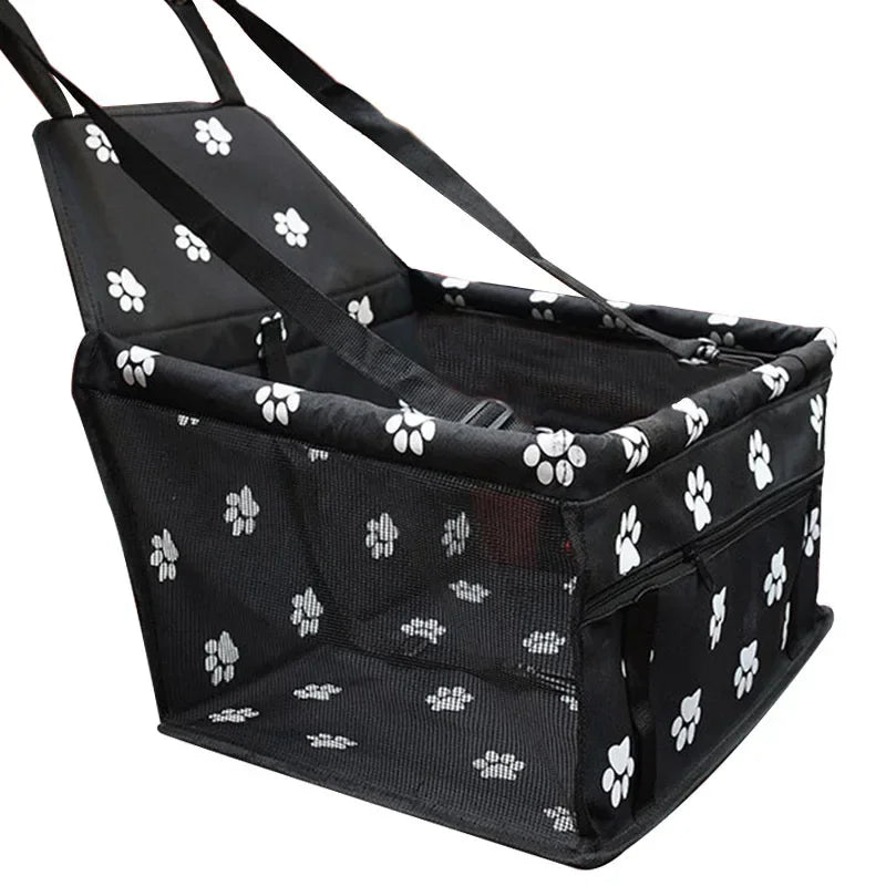 Safe and Comfortable Travelling Experience Premium Dog/Cat Car Seat Cushion with Waterproof Hanging Bag