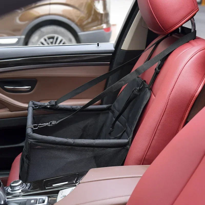 Safe and Comfortable Travelling Experience Premium Dog/Cat Car Seat Cushion with Waterproof Hanging Bag